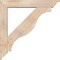 Ekena Millwork Funston Traditional Smooth Bracket w/ Offset Brace, Douglas Fir, 7 1/2"W x 46"D x 46"H BKT0806X46X46FST01SDF - alternate 4